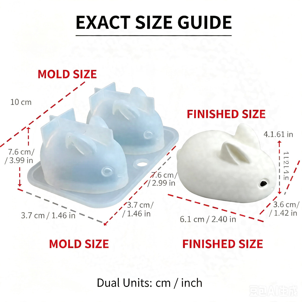 3D Mini-Hasen-Silikonform Lebe – Candle Making Tutorial Bewertung und Preis