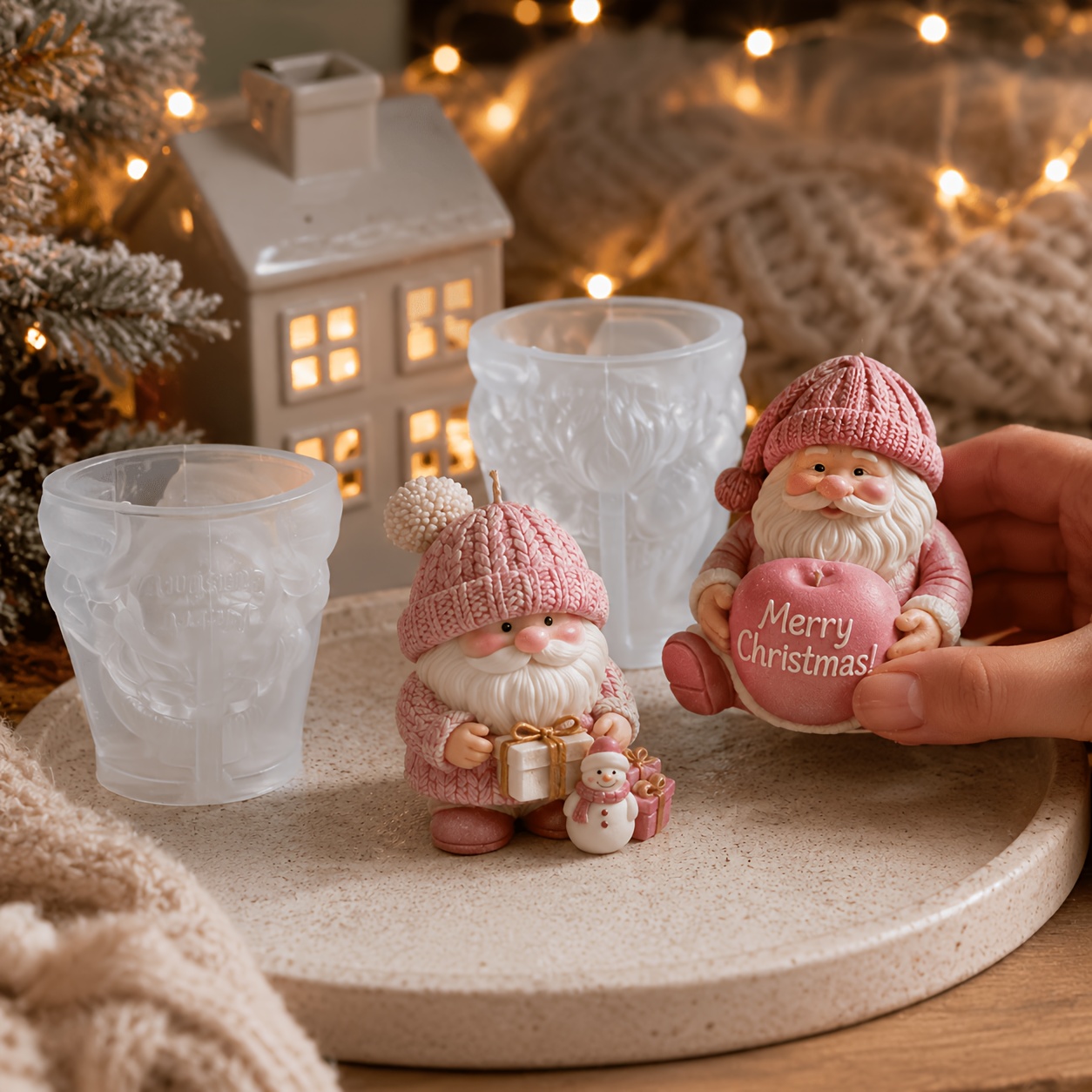Weihnachts-Gnom-Silikon-Kerzen – Candle Making Kits Bewertung und Preis